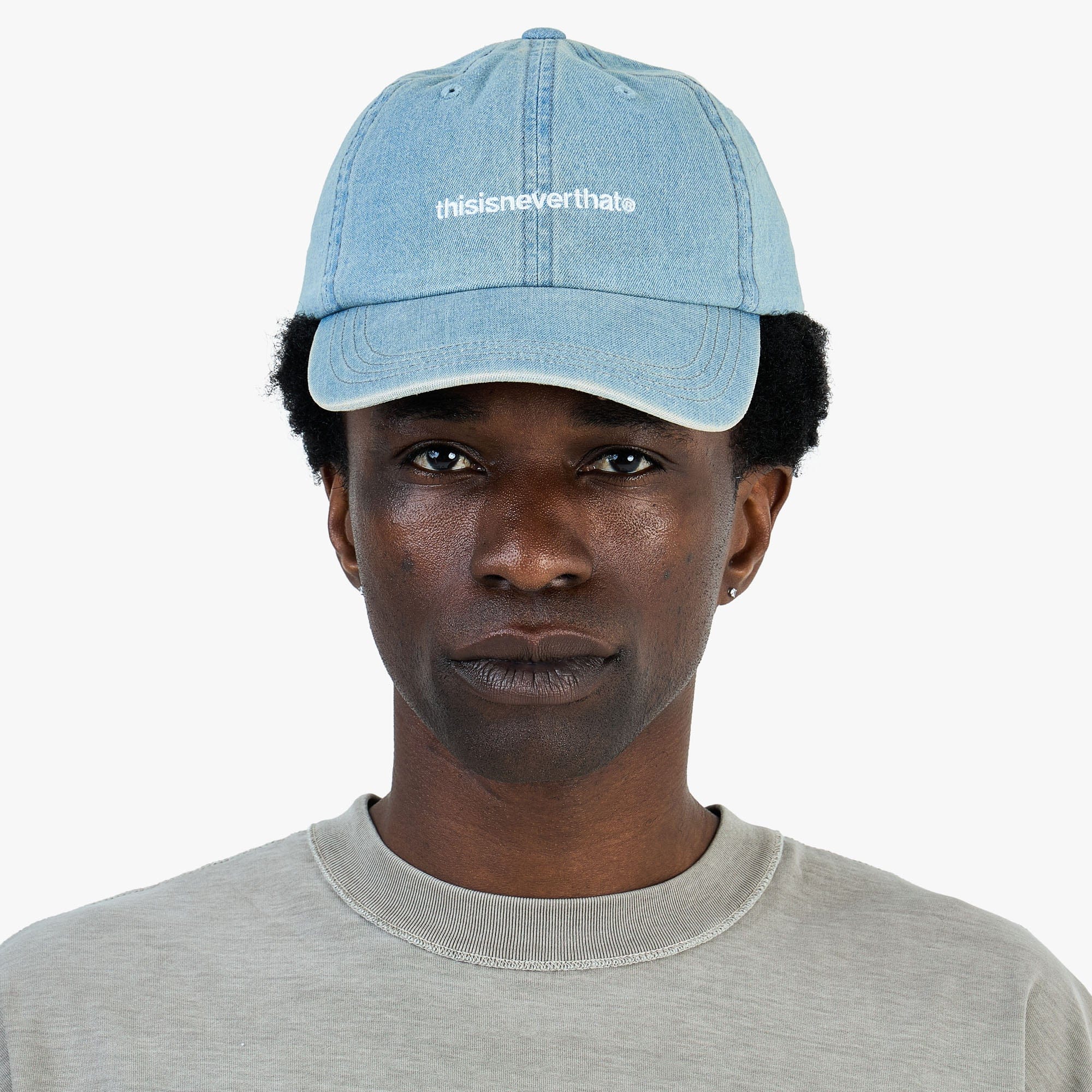 thisisneverthat Denim T-Logo Cap / Washed Blue