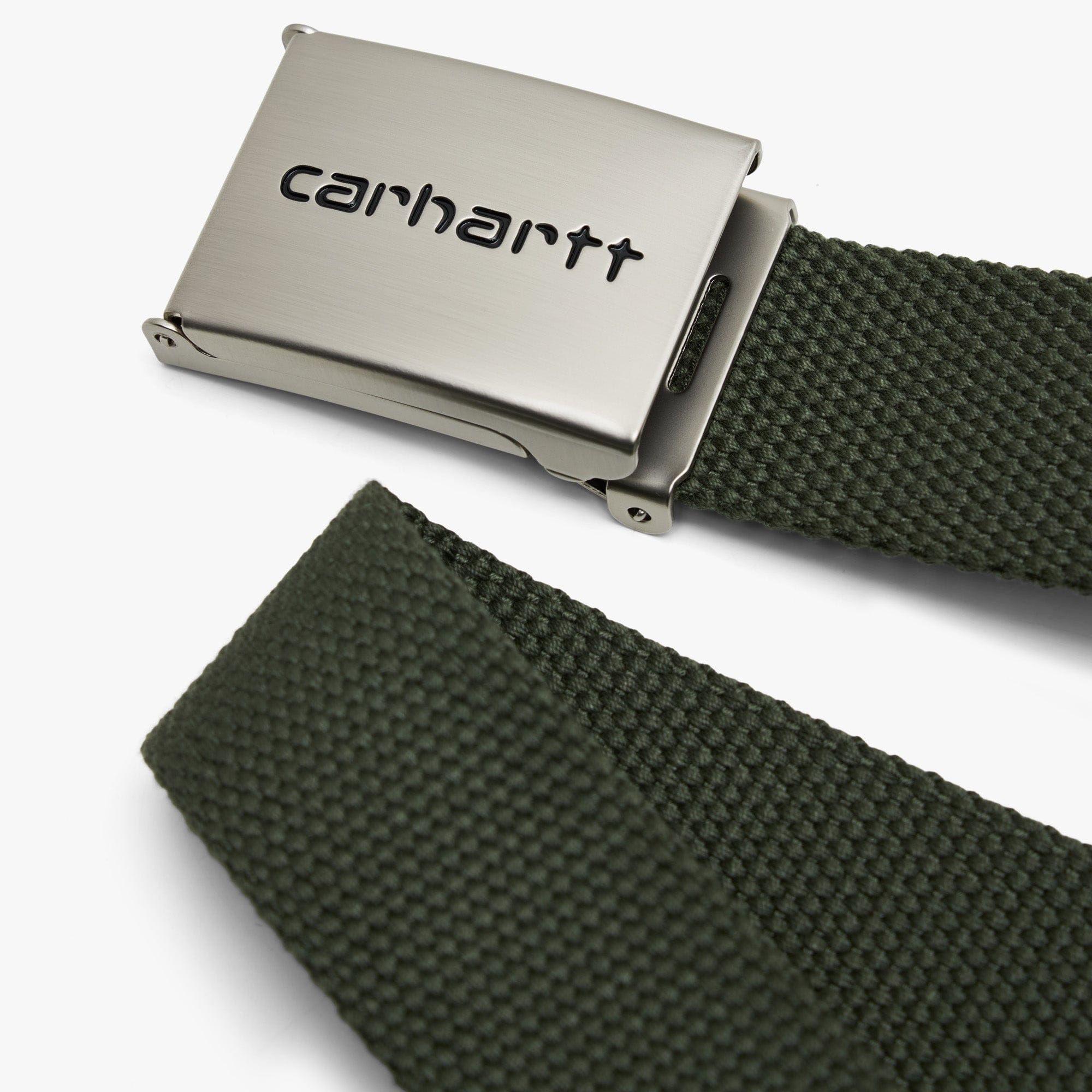 Carhartt WIP Clip Belt Chrome Leaf