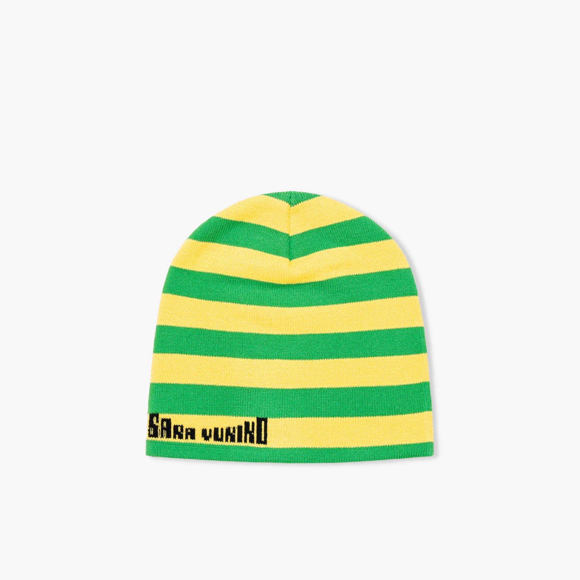 b.Eautiful x Sara Yukiko b.e Bad Beanie Green / Yellow