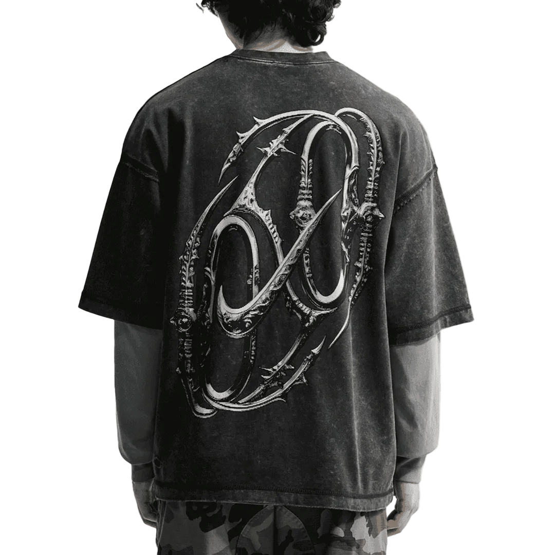 Nike SPORTSWEAR TEE BLACK / ICE SILVER
