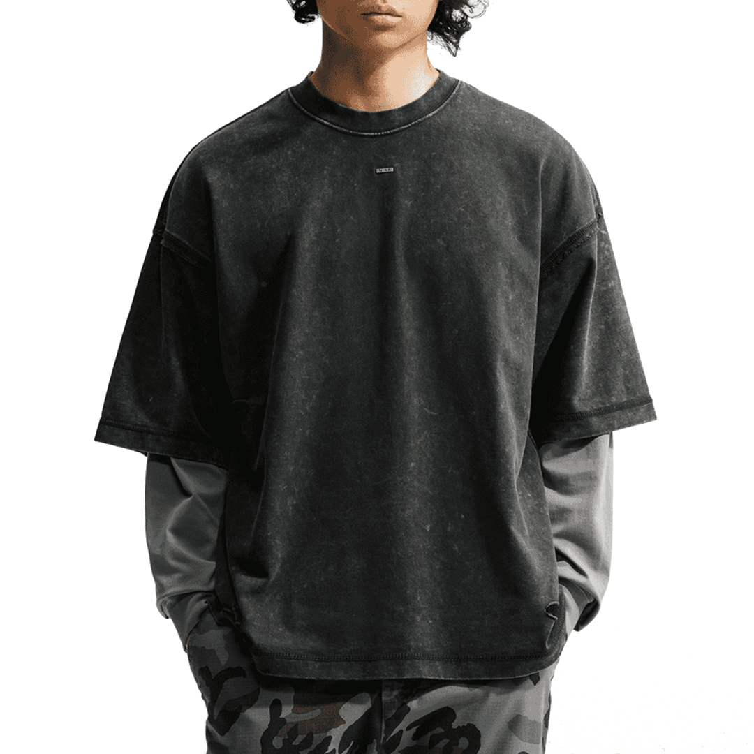 Nike SPORTSWEAR TEE BLACK / ICE SILVER