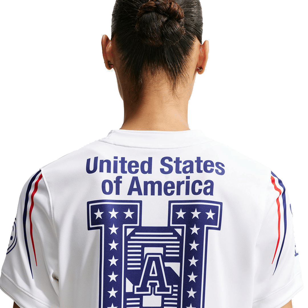 Nike WOMEN'S USA X V.A.A. JERSEY WHITE / DEEP ROYAL BLUE