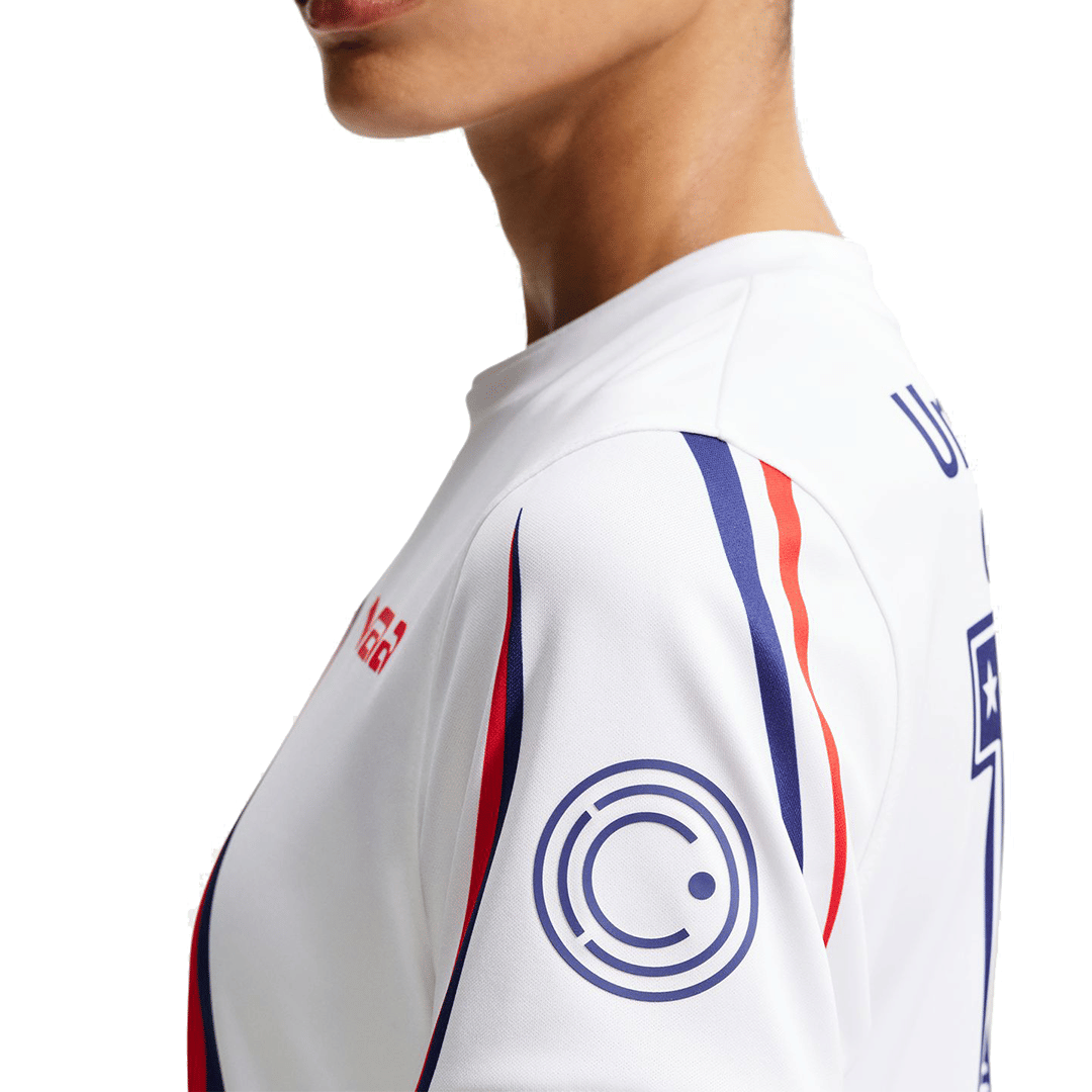 Nike WOMEN'S USA X V.A.A. JERSEY WHITE / DEEP ROYAL BLUE