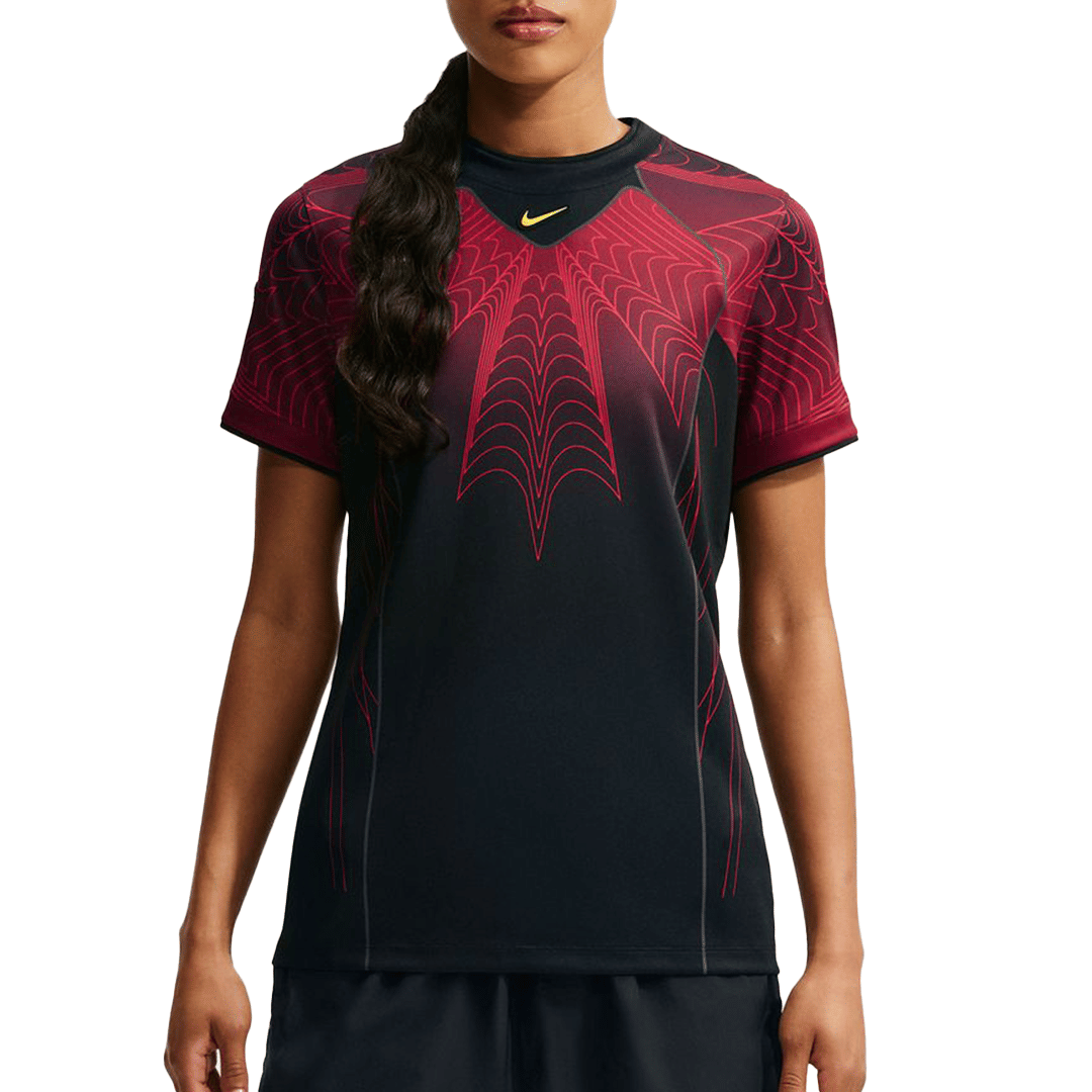 Nike WOMEN'S CANADA X NOCTA T-SHIRT BLACK / UNIVERSITY RED