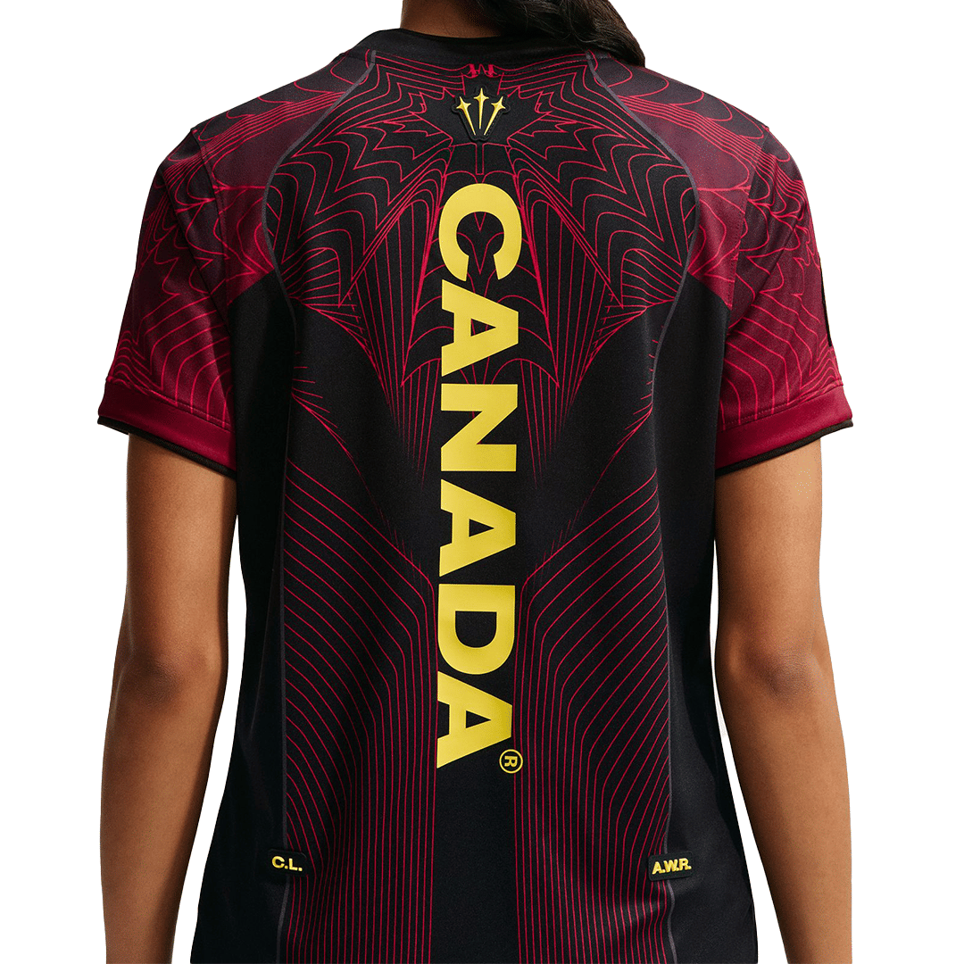 Nike WOMEN'S CANADA X NOCTA T-SHIRT BLACK / UNIVERSITY RED
