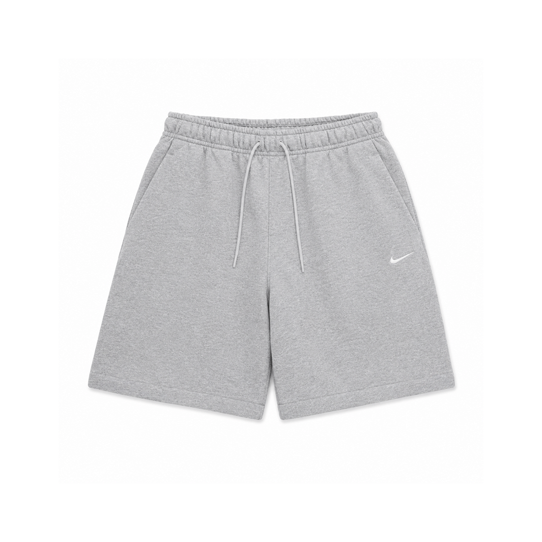 Nike SOLO FLEECE SHORTS DARK GREY HEATHER