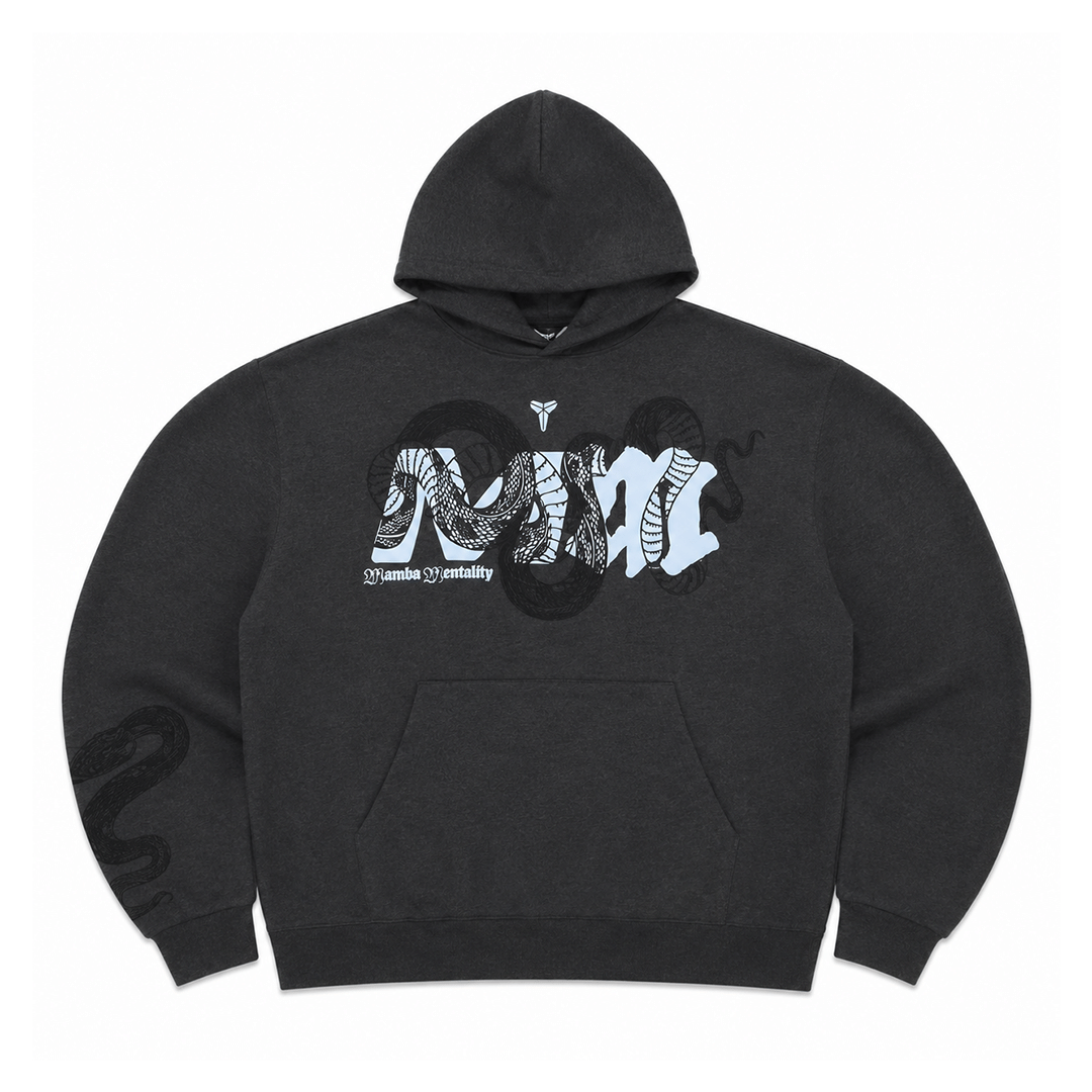 Nike KOBE MAMBA MENTALITY HOODIE BLACK HEATHER / LT ARMORY BLUE