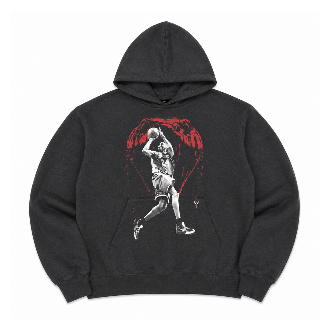 Nike KOBE STANDARD ISSUE HOODIE BLACK HEATHER