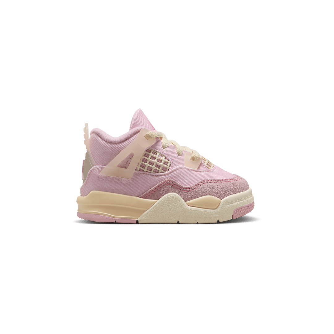 Air Jordan JORDAN 4 RETRO TEX (TD) "PEARL PINK AND ICED CARMINE"