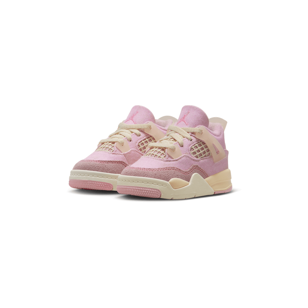 Air Jordan JORDAN 4 RETRO TEX (TD) "PEARL PINK AND ICED CARMINE"