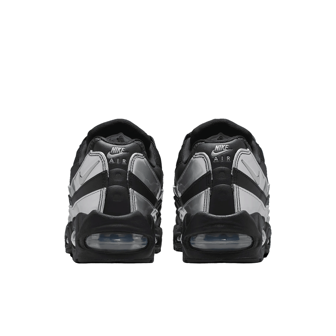 Nike WOMEN'S AIR MAX 95 "BIG BUBBLE" BLACK / METALLIC SILVER