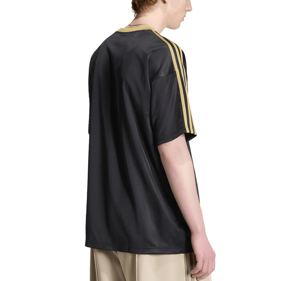 adidas ADICOLOR JACQUARD JERSEY T-SHIRT BLACK