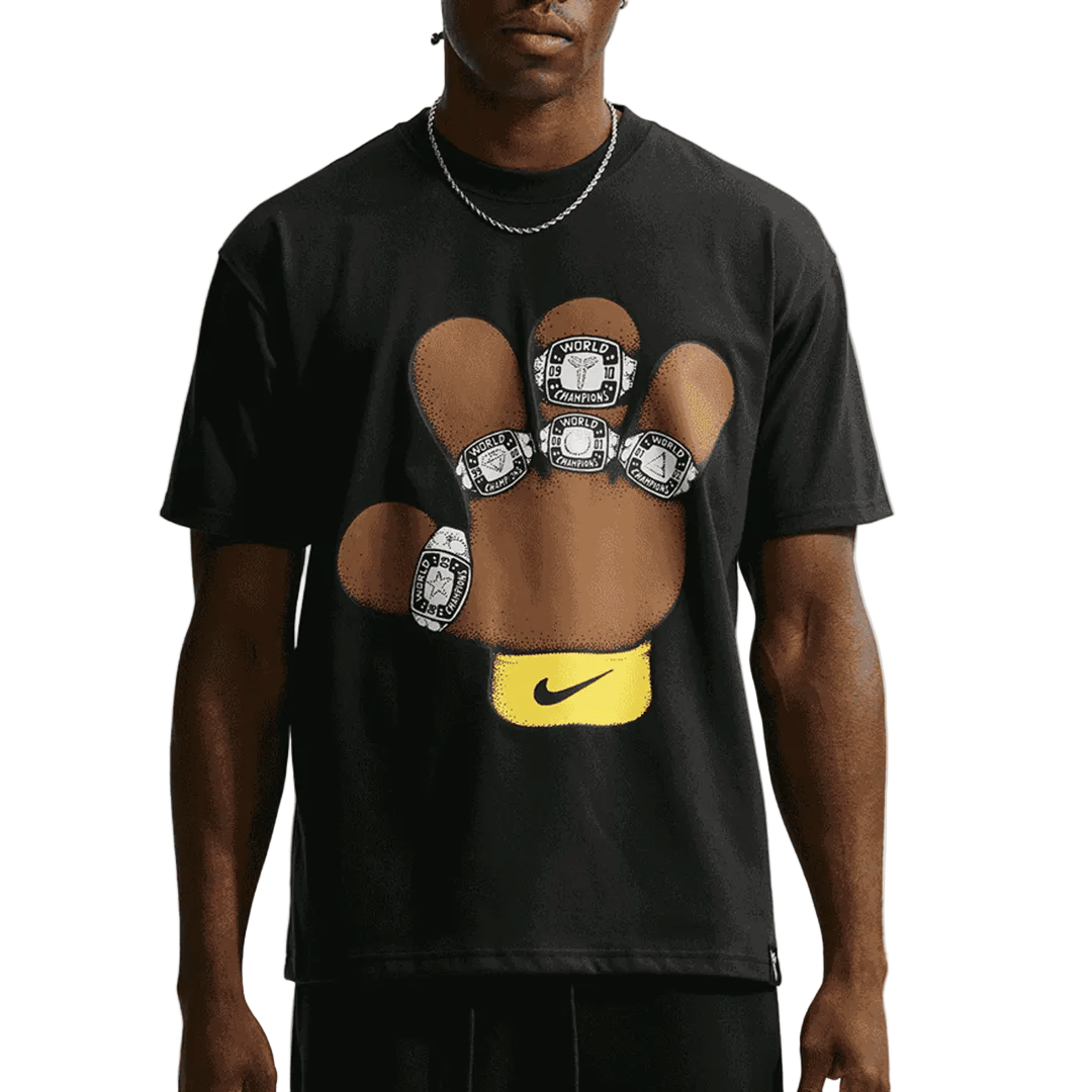 Nike KOBE MVPUPPETS 4 RINGS T-SHIRT BLACK