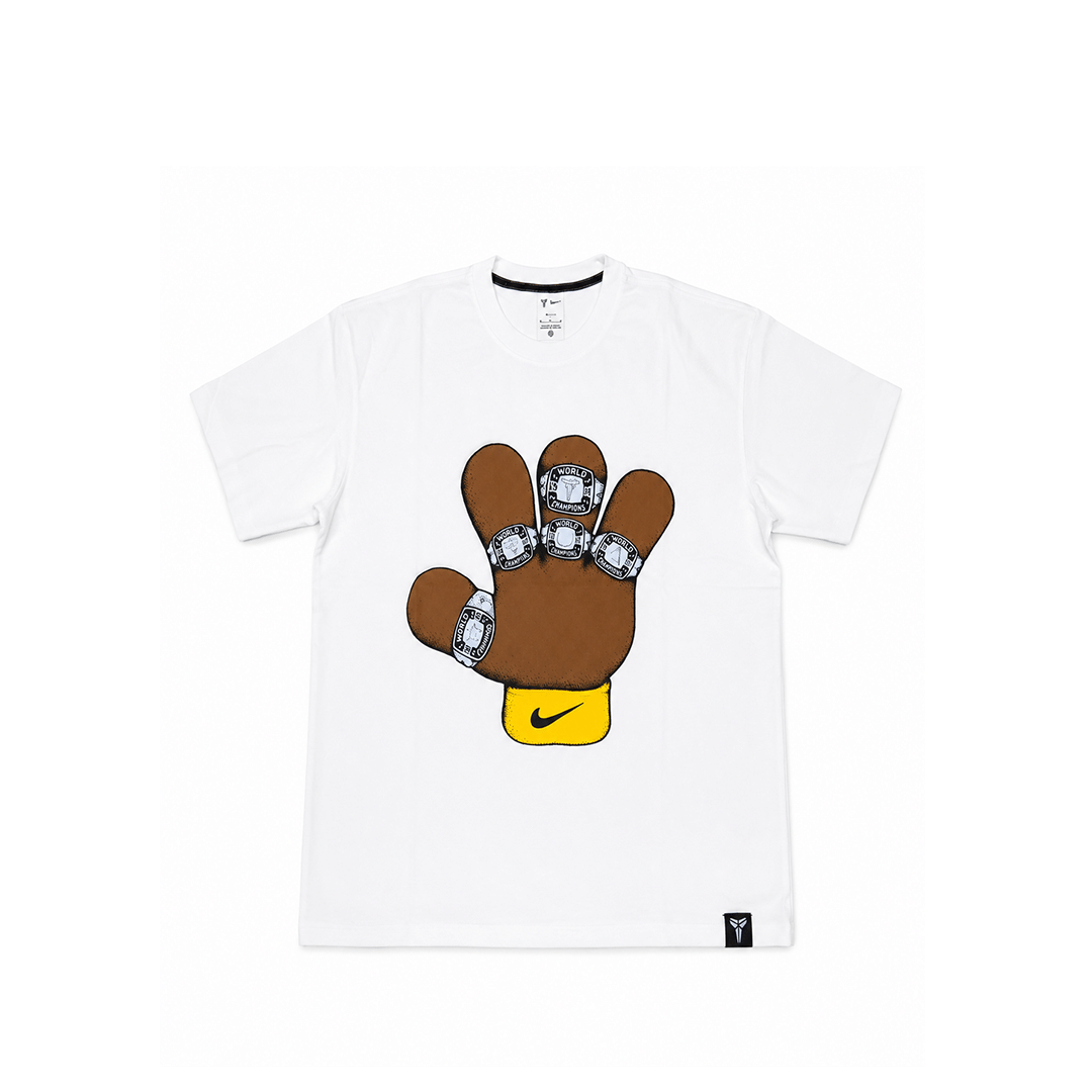 Nike KOBE MVPUPPETS 4 RINGS T-SHIRT WHITE