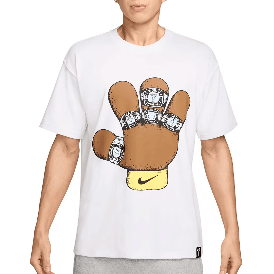 Nike KOBE MVPUPPETS 4 RINGS T-SHIRT WHITE