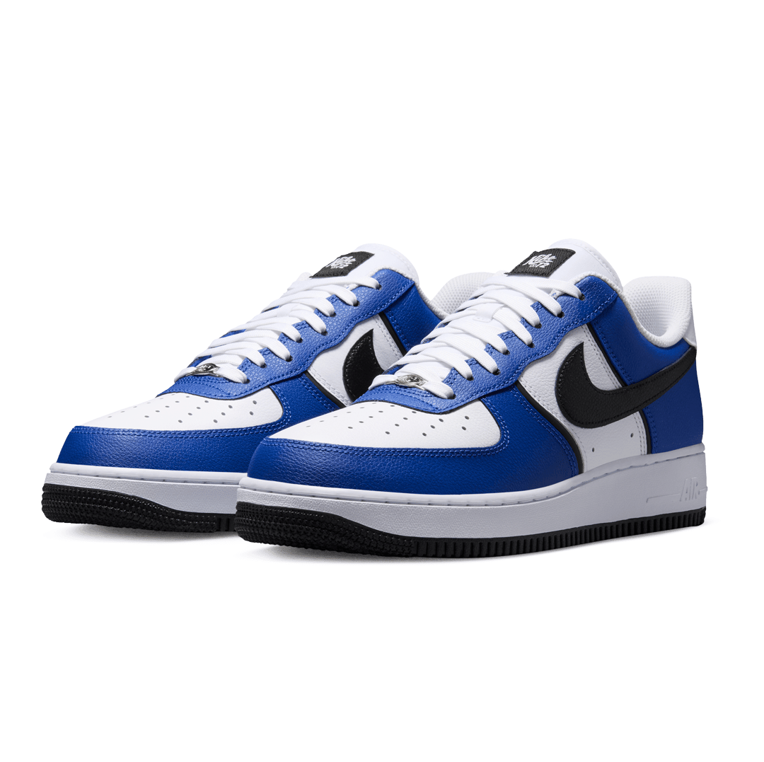 Nike AIR FORCE 1 '07 LV8 OLD ROYAL/BLACK-WHITE-METALLIC SILVER