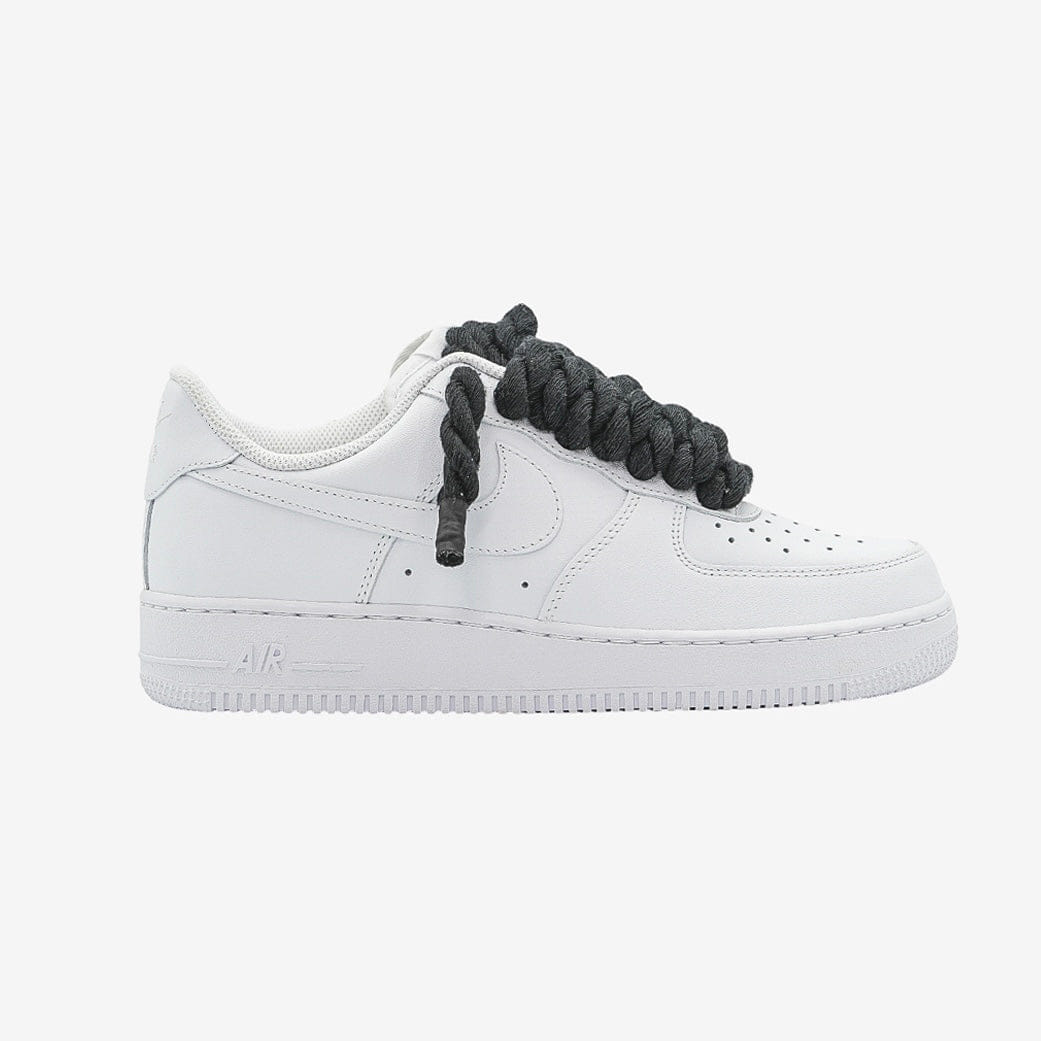 Nike Air Force 1 Rope Laces Custom Corda Smoke Grey