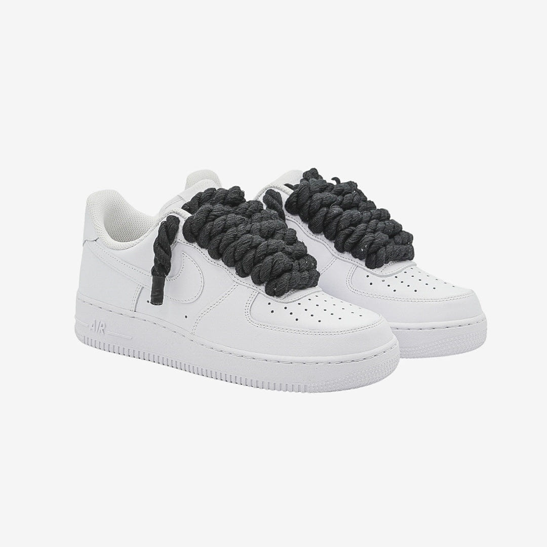 Nike Air Force 1 Rope Laces Custom Corda Smoke Grey