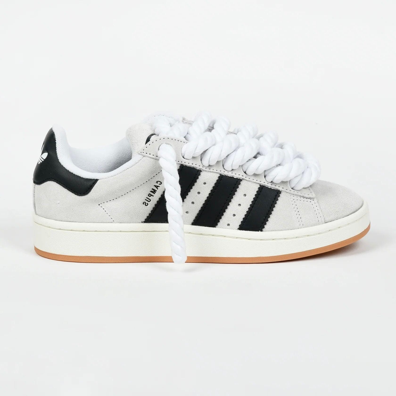 adidas Beige Adidas Campus 00 Rope Laces Custom White