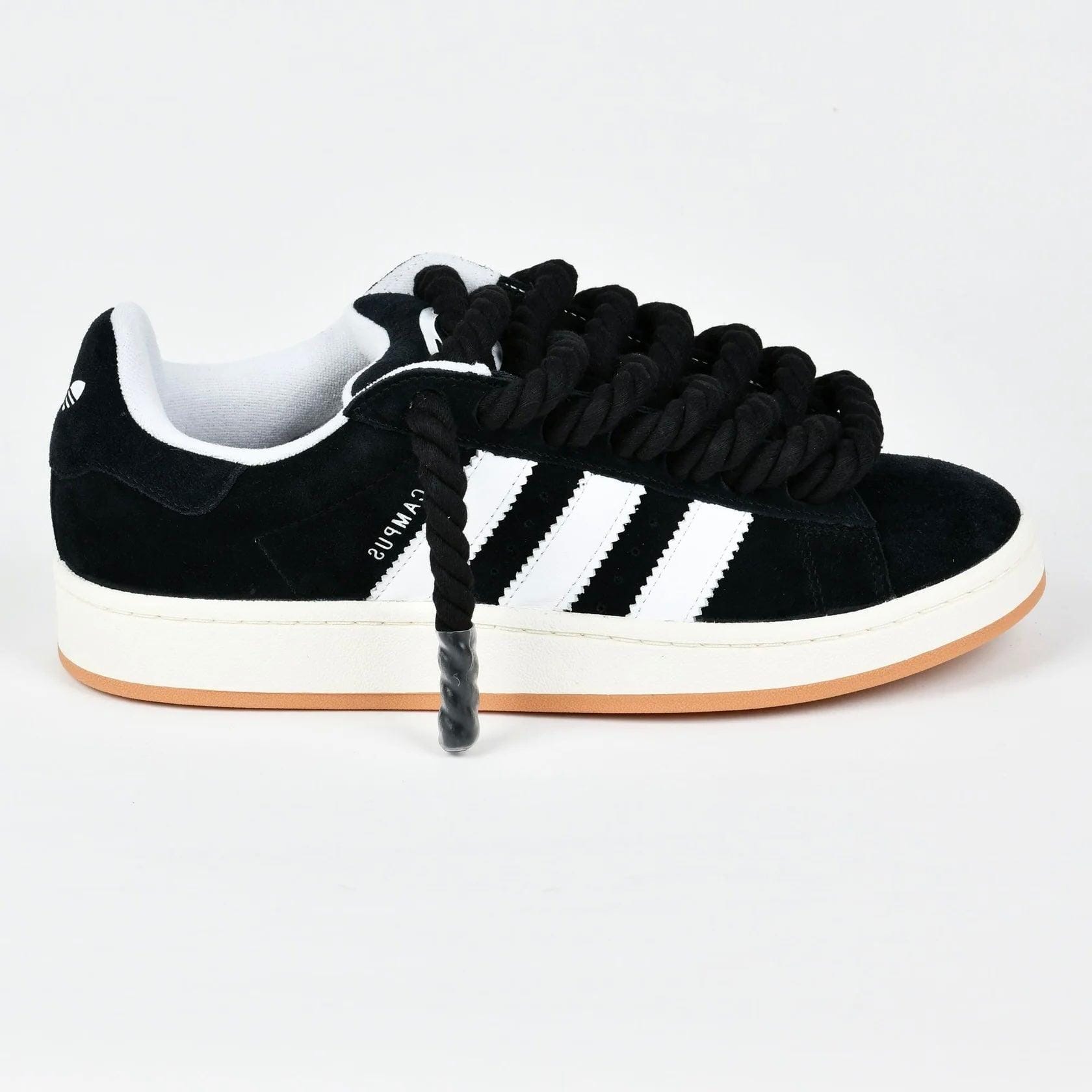 adidas Black Adidas Campus 00 Rope Laces Custom Black