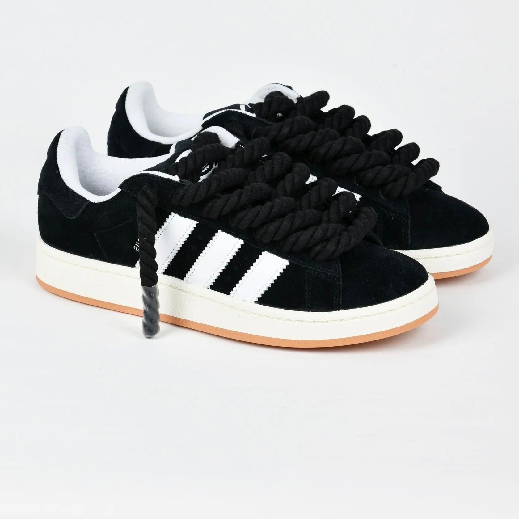 adidas Black Adidas Campus 00 Rope Laces Custom Black
