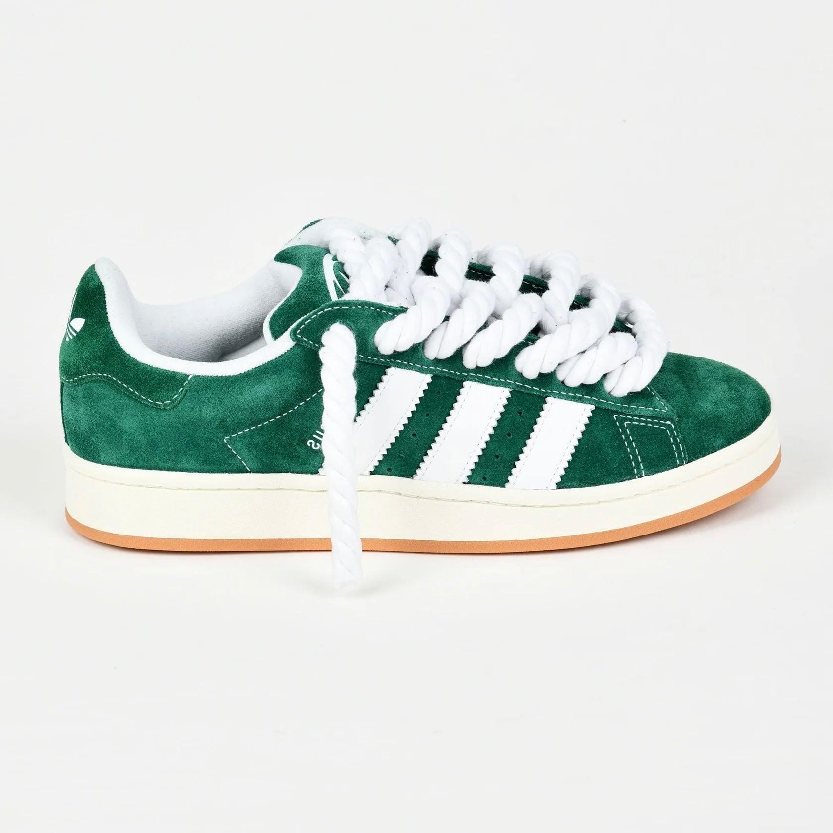 adidas Green Adidas Campus 00 Rope Laces Custom White