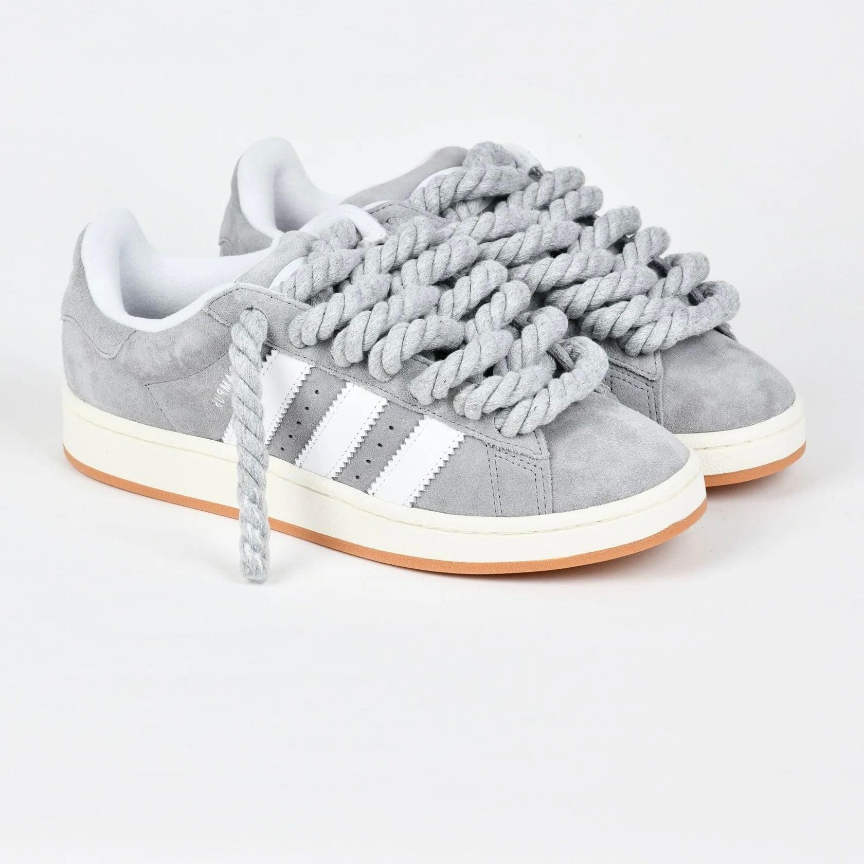 adidas Grey Adidas Campus 00 Rope Laces Custom Grey