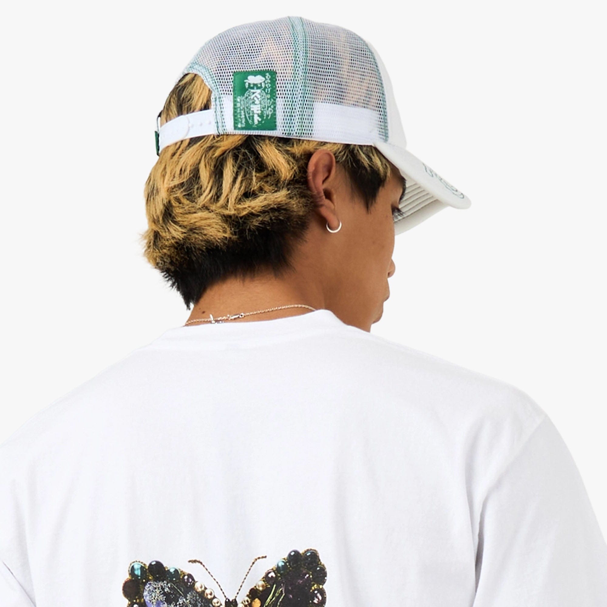b.Eautiful b.i Foam Trucker Hat White / Green