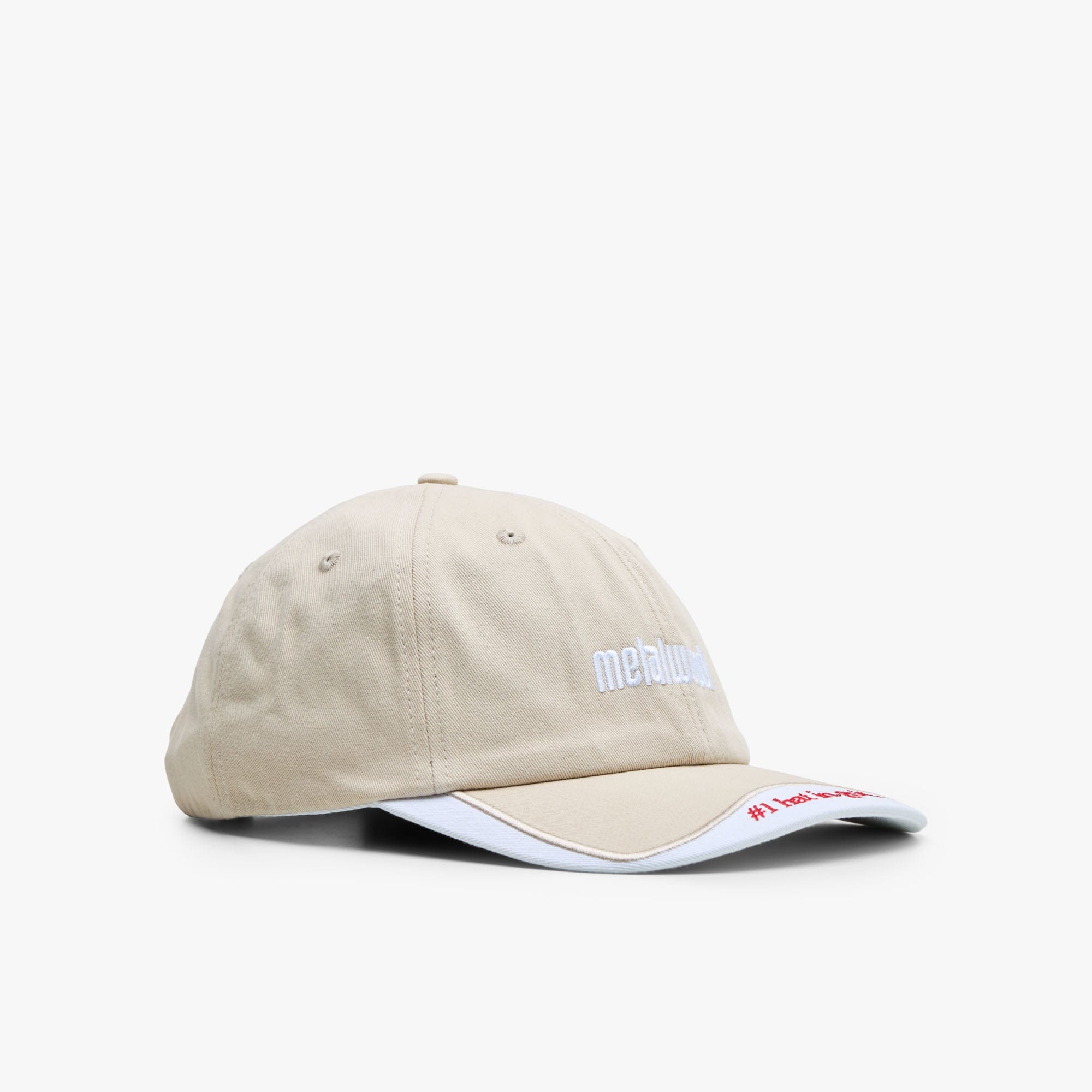 Metalwood Number One Dad Hat / Bone