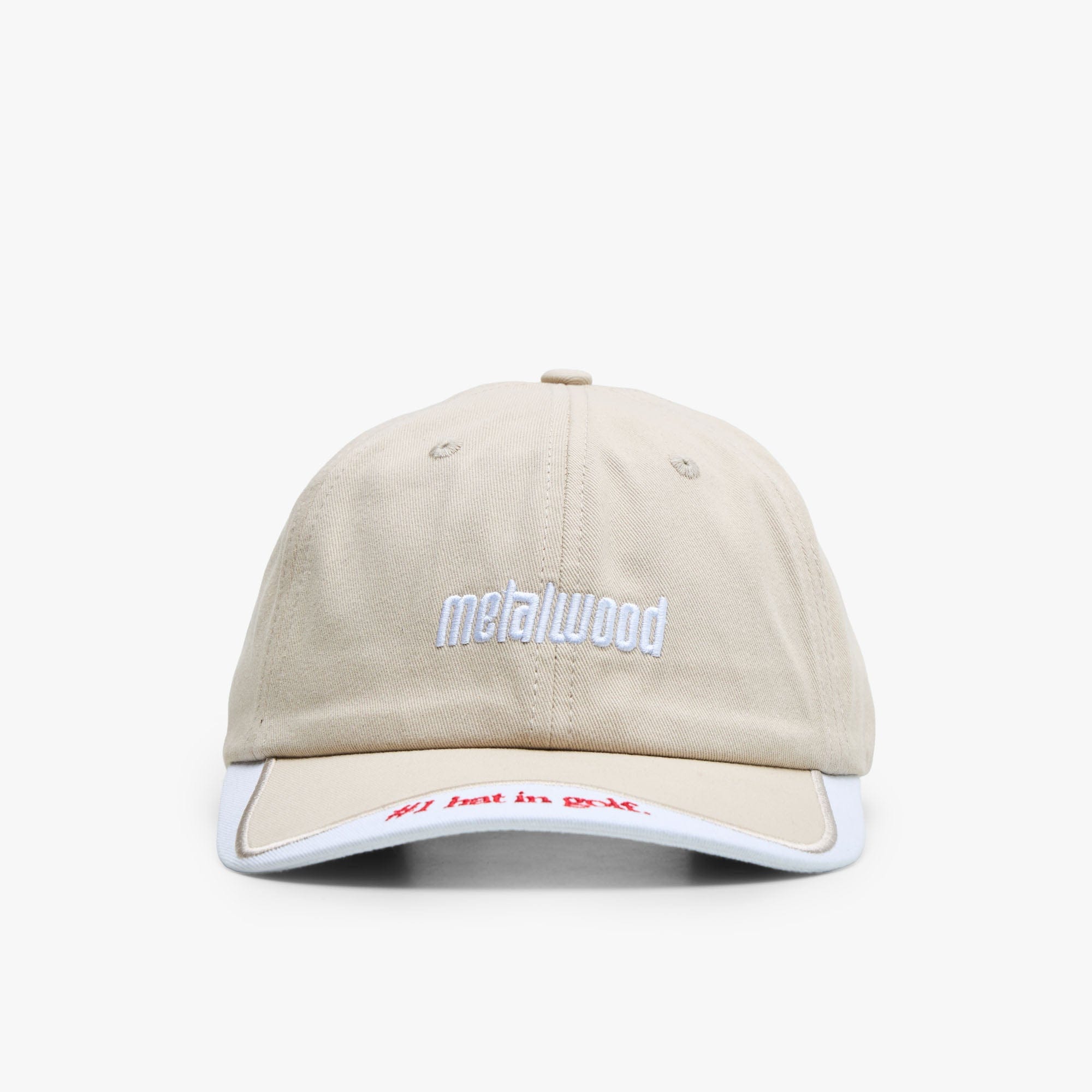 Metalwood Number One Dad Hat / Bone