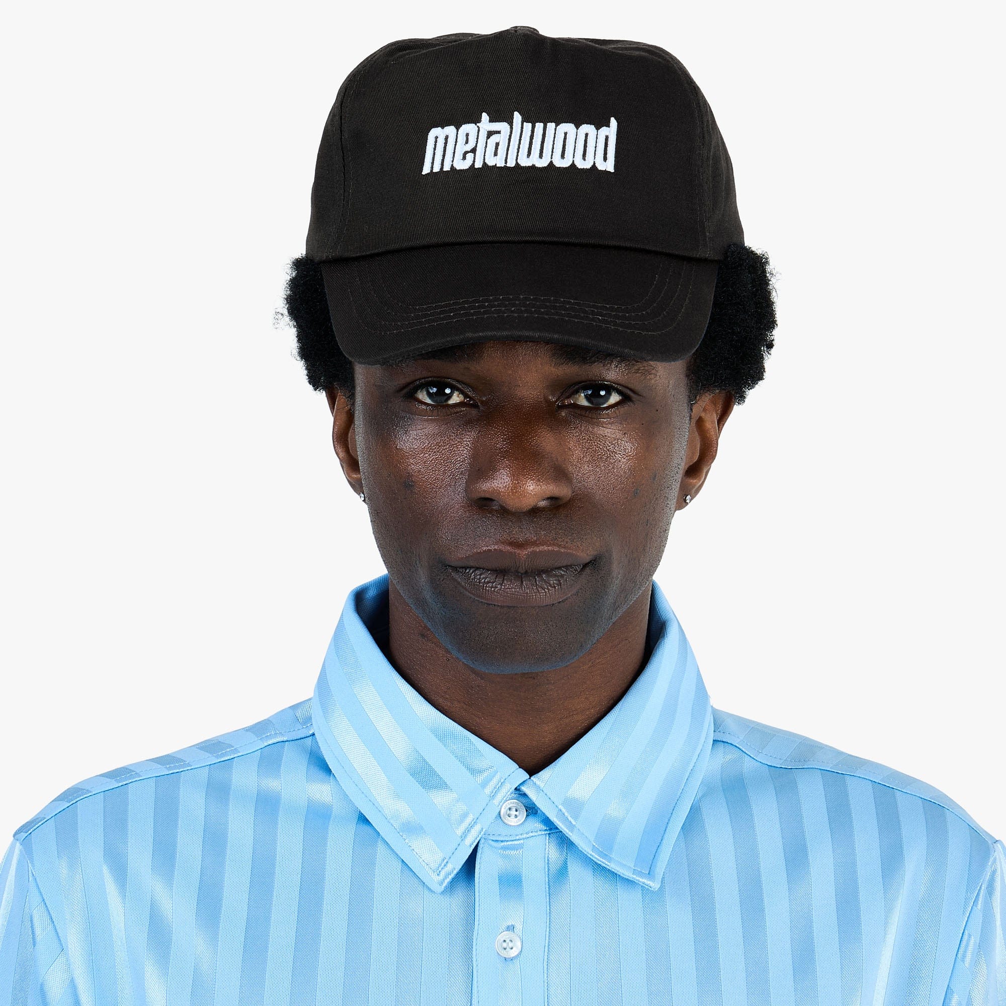 Metalwood Metal Logo 5-Panel Hat / Black
