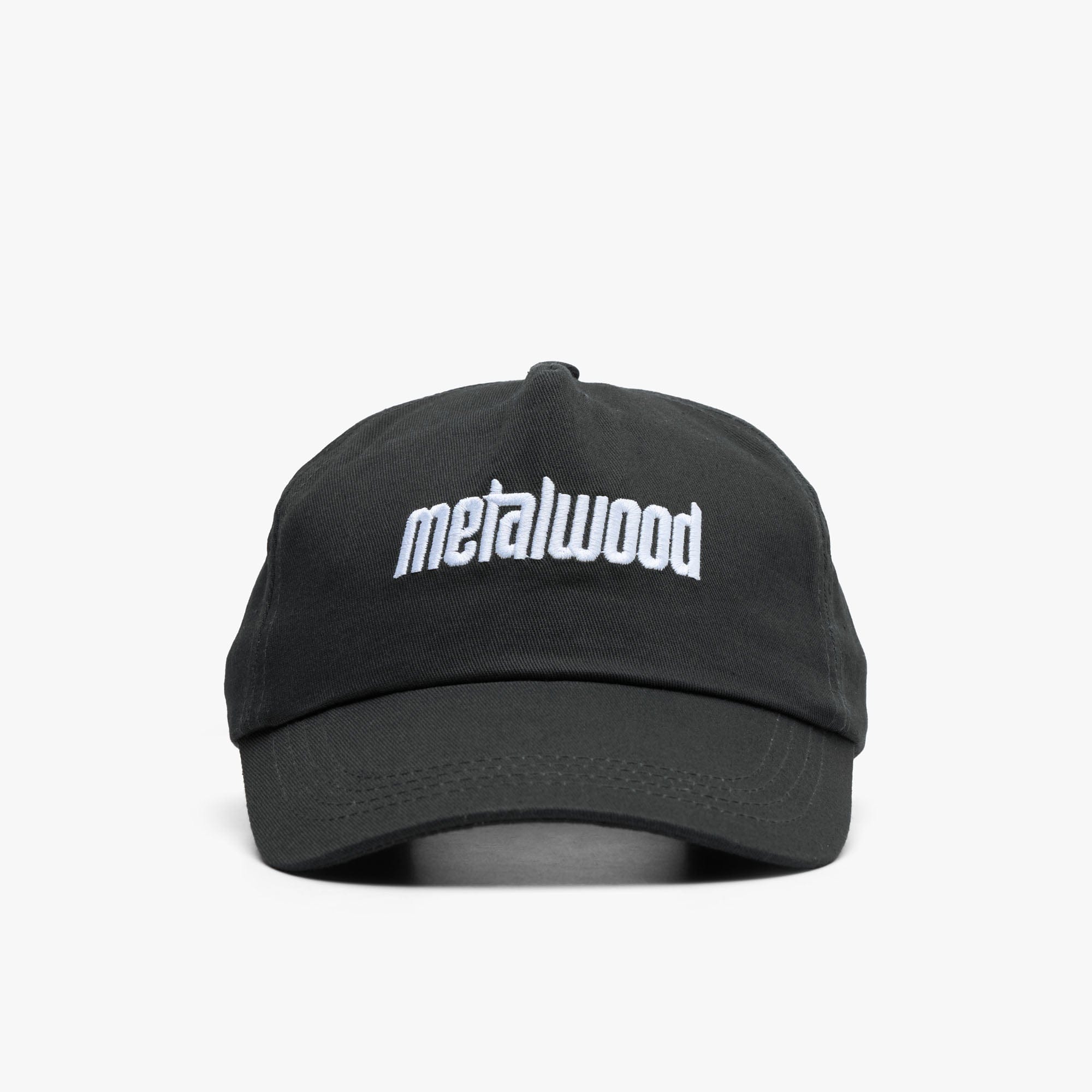 Metalwood Metal Logo 5-Panel Hat / Black