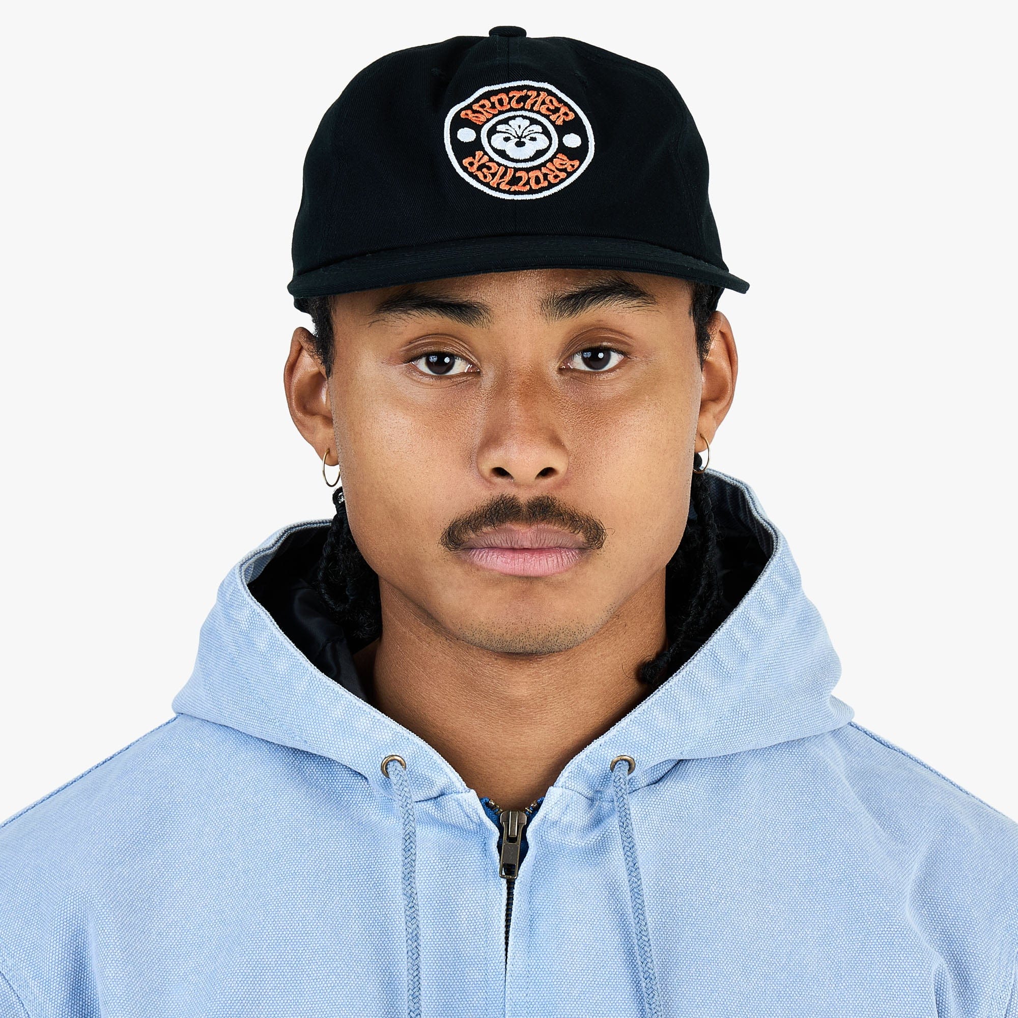 Brother Brother Flower Kine Medallion Cap / Black