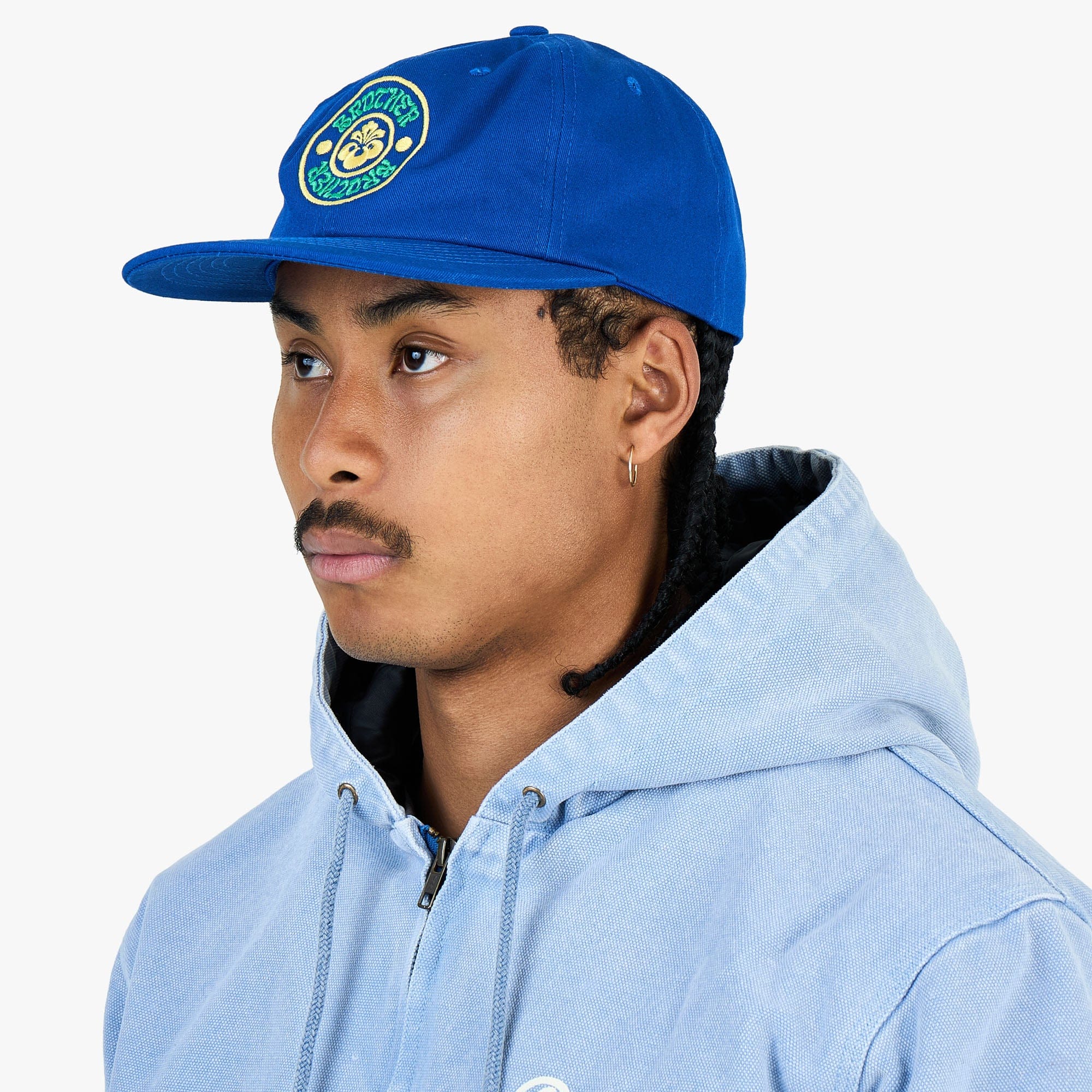 Brother Brother Flower Kine Medallion Cap / Royal