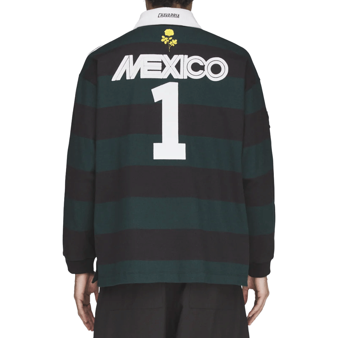 adidas CHAVARRIA LS RUGBY SHIRT BLACK