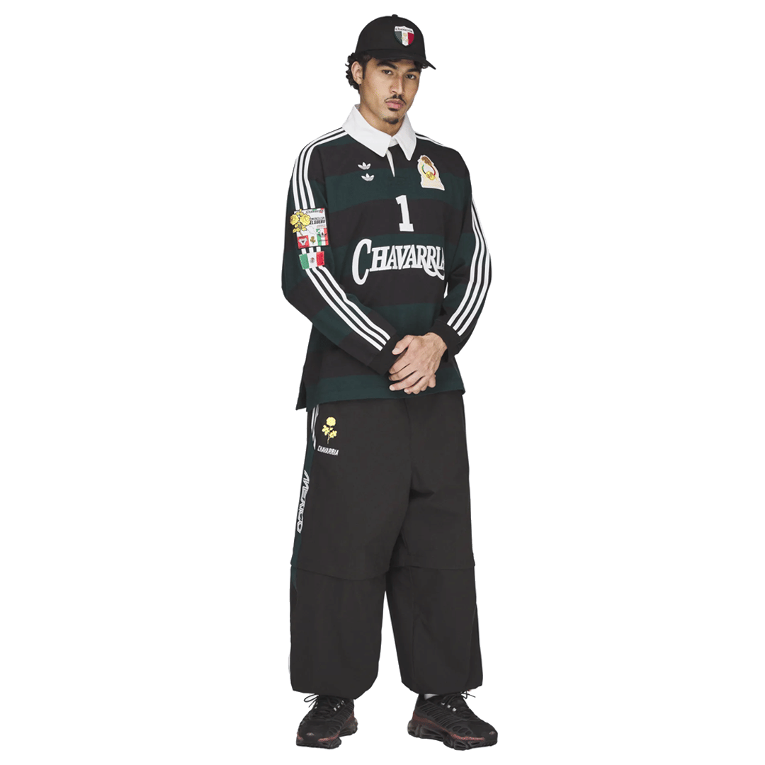 adidas CHAVARRIA LS RUGBY SHIRT BLACK