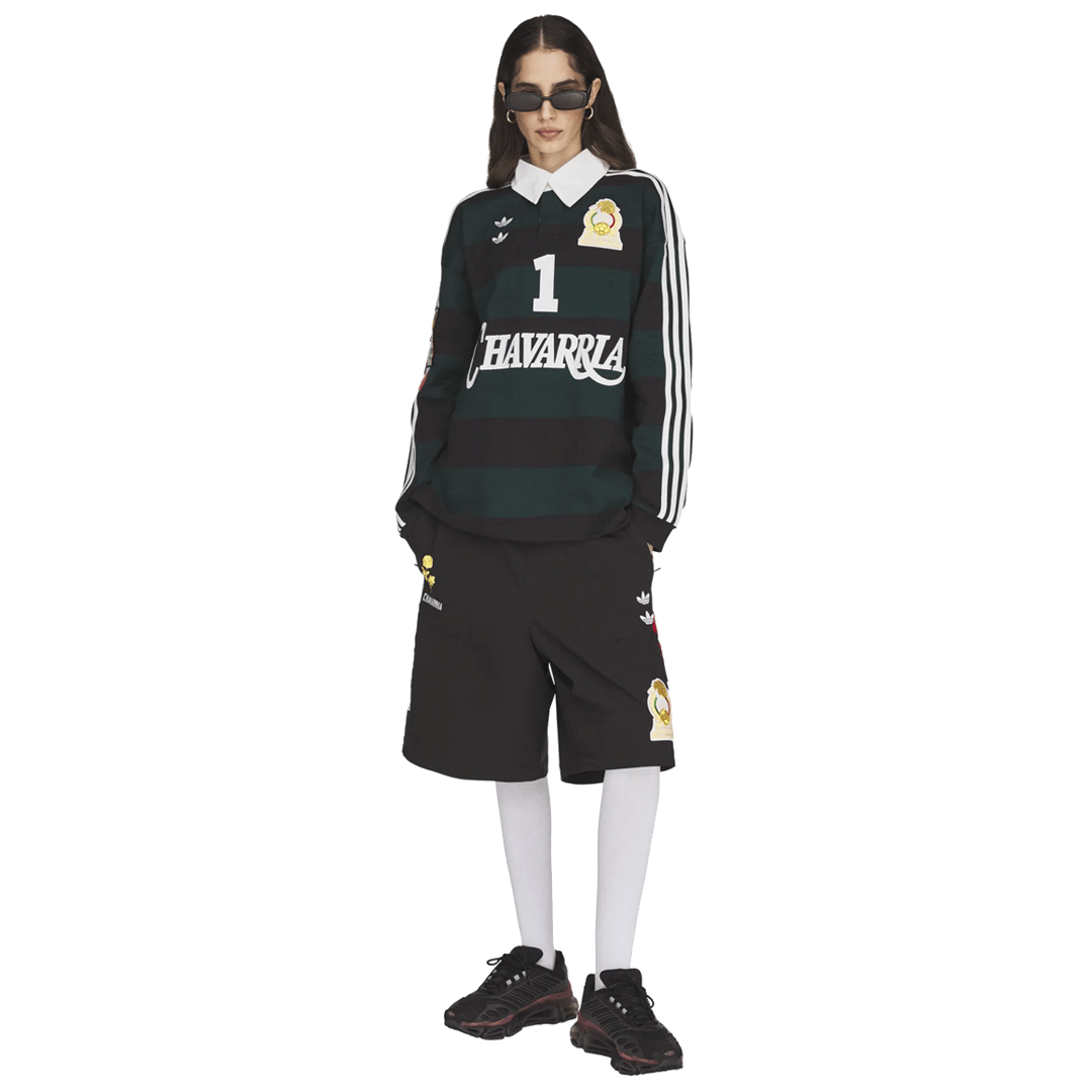 adidas CHAVARRIA LS RUGBY SHIRT BLACK