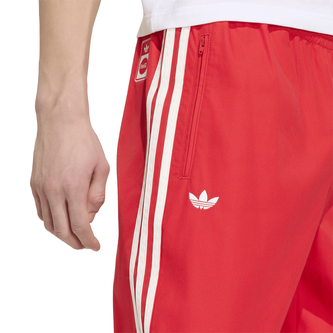 adidas COCA-COLA CLASSIC SPORT FIREBIRD TRACK PANTS VIVID RED
