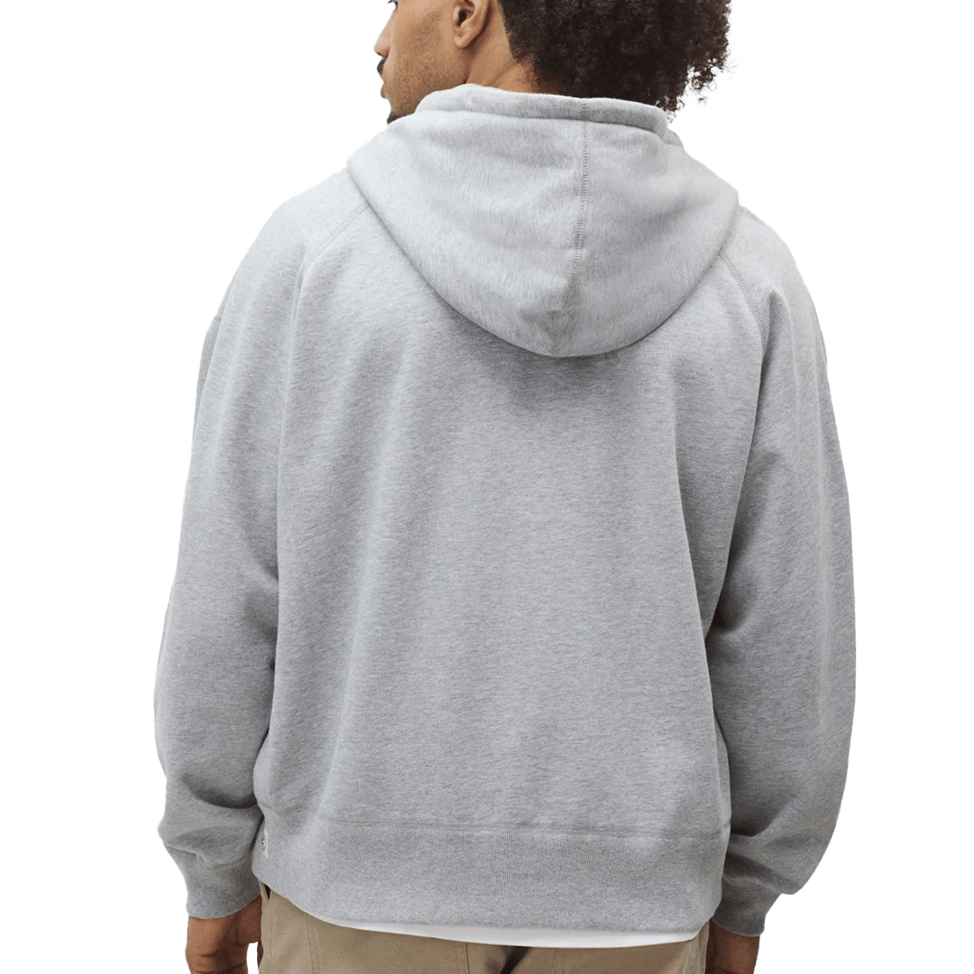 REIGNING CHAMP MIDWEIGHT TERRY RELAXED ZIP HOODIE HEATHER GREY