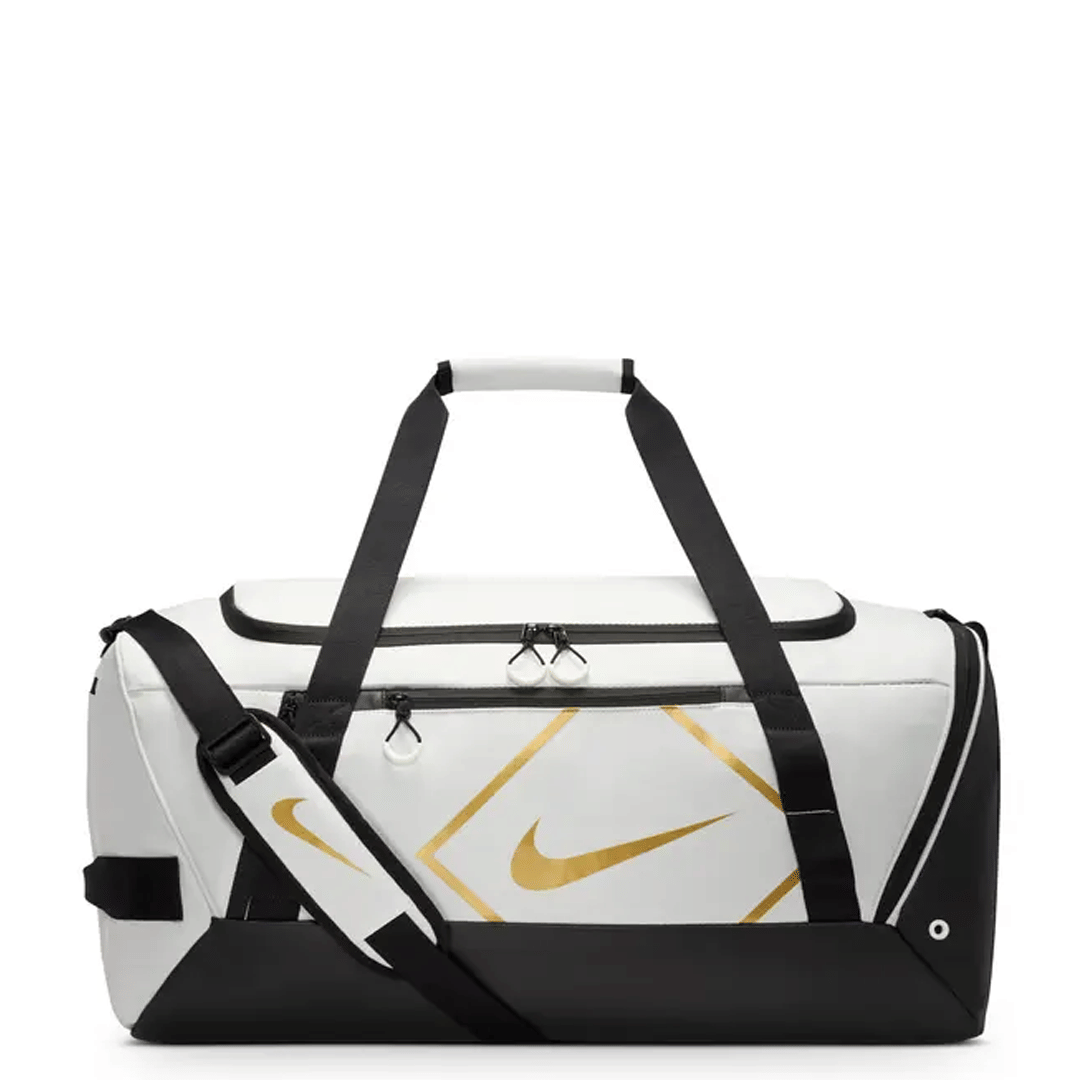 Nike DIAMOND DUFFEL BAG WHITE/BLACK/GOLD
