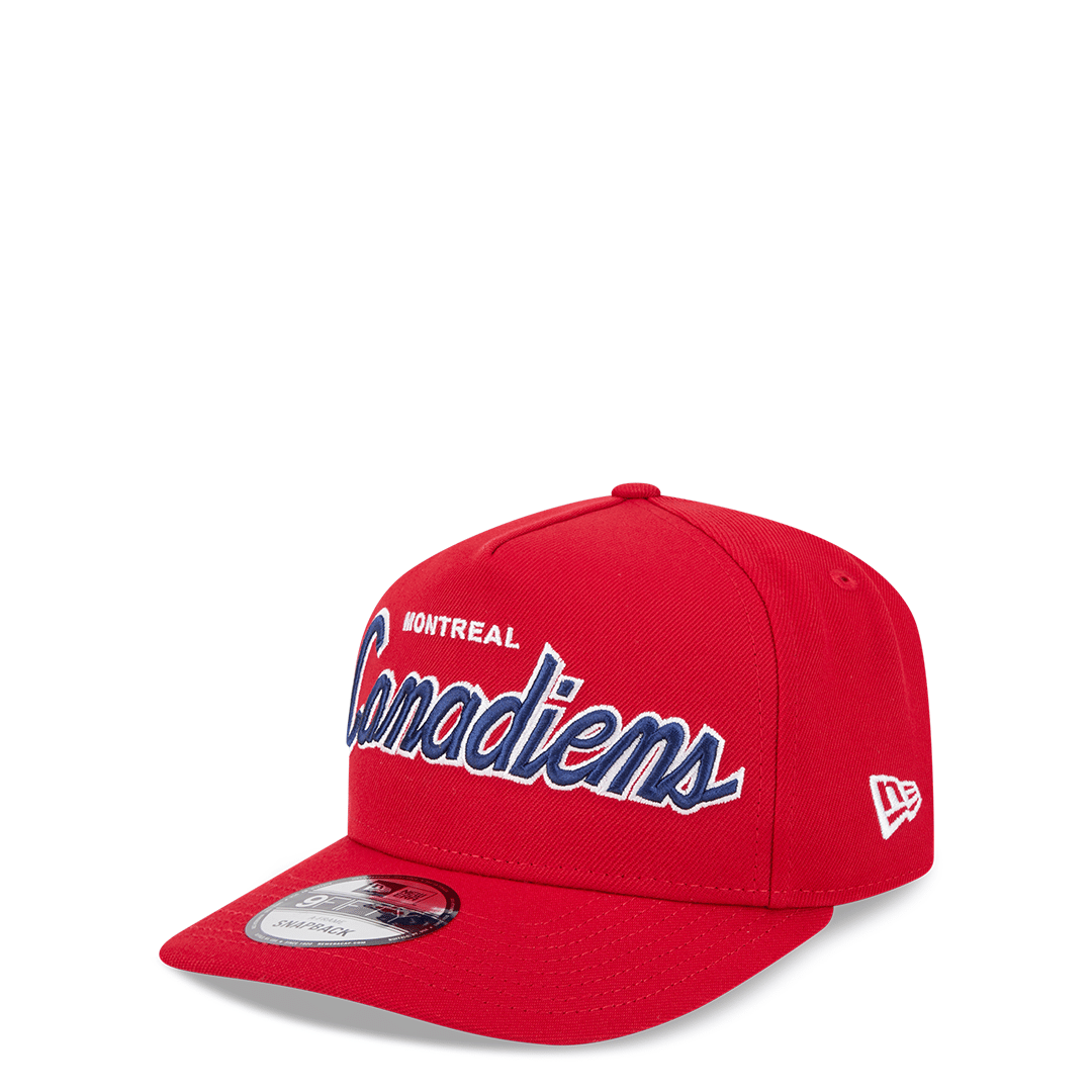 New Era MONTREAL CANADIENS NHL 9FIFTY SCRIPT A-FRAME SNAPBACK