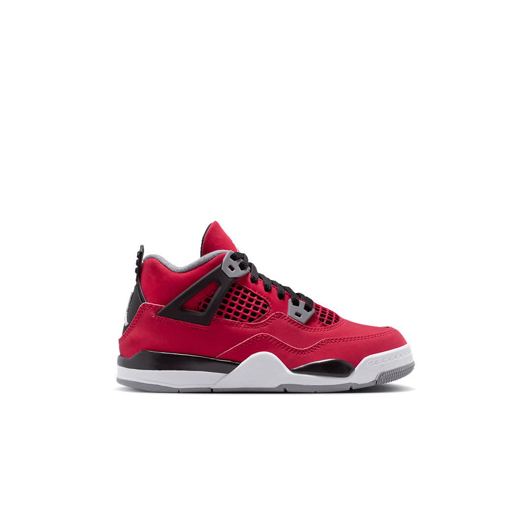 Air Jordan JORDAN 4 RETRO (PS) FIRE RED / WHITE "TORO"
