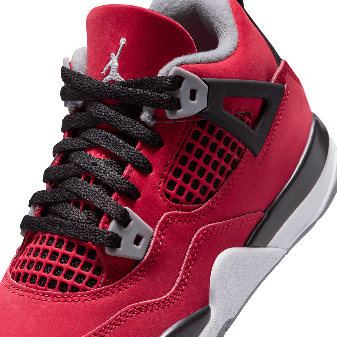 Air Jordan JORDAN 4 RETRO (PS) FIRE RED / WHITE "TORO"