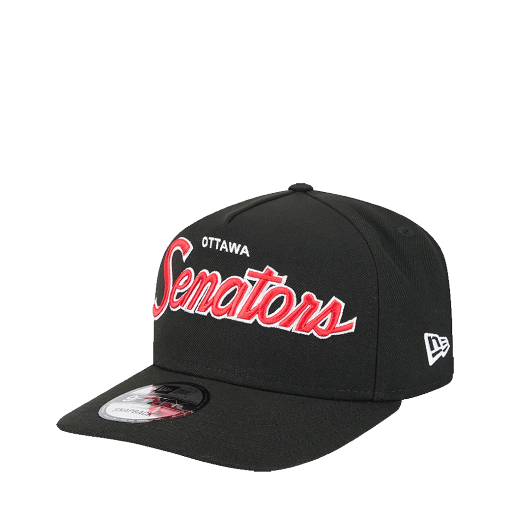 New Era OTTAWA SENATORS NHL 9FIFTY SCRIPT A-FRAME SNAPBACK