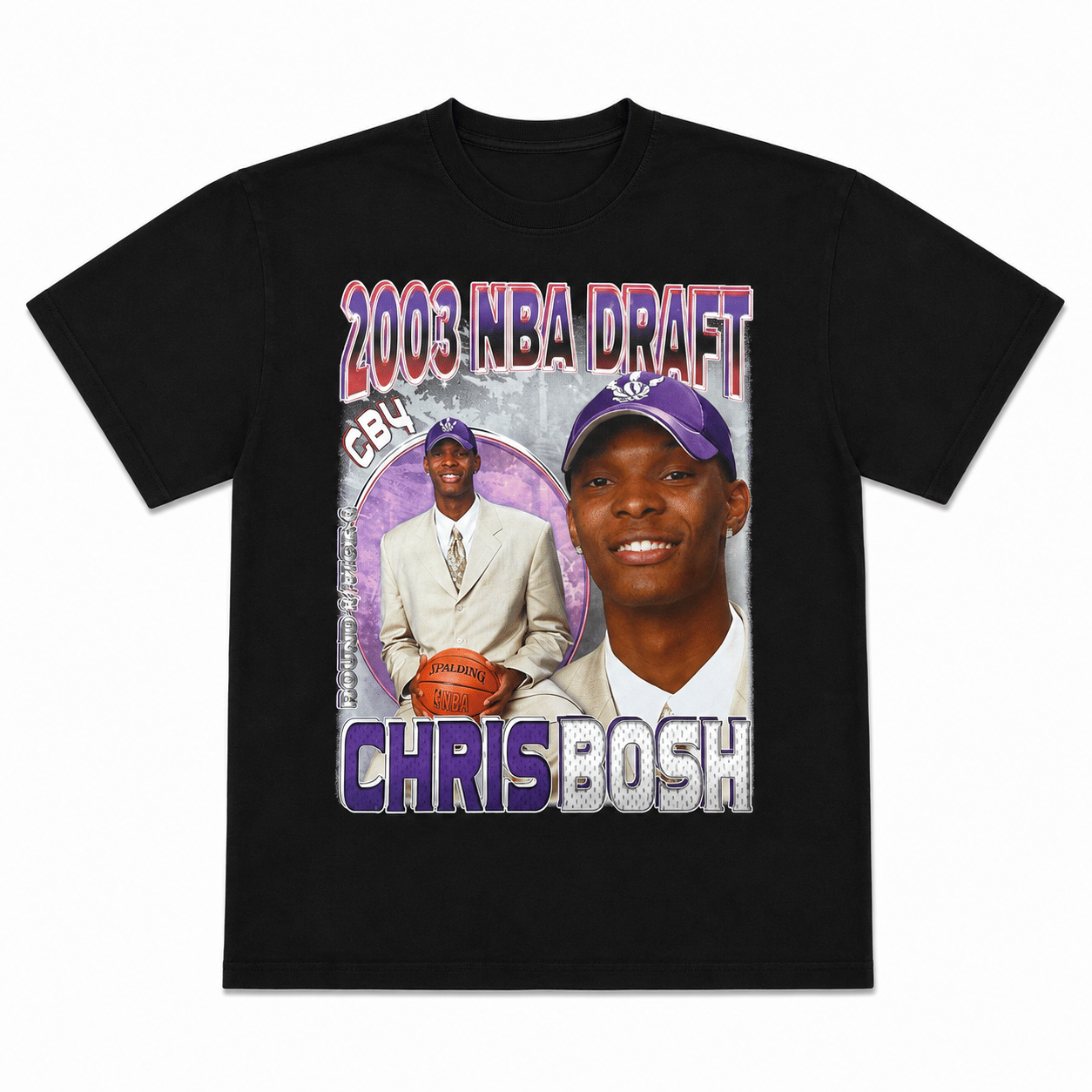 CAPITAL COURT CHRIS BOSH 2003 NBA DRAFT GRAPHIC TEE