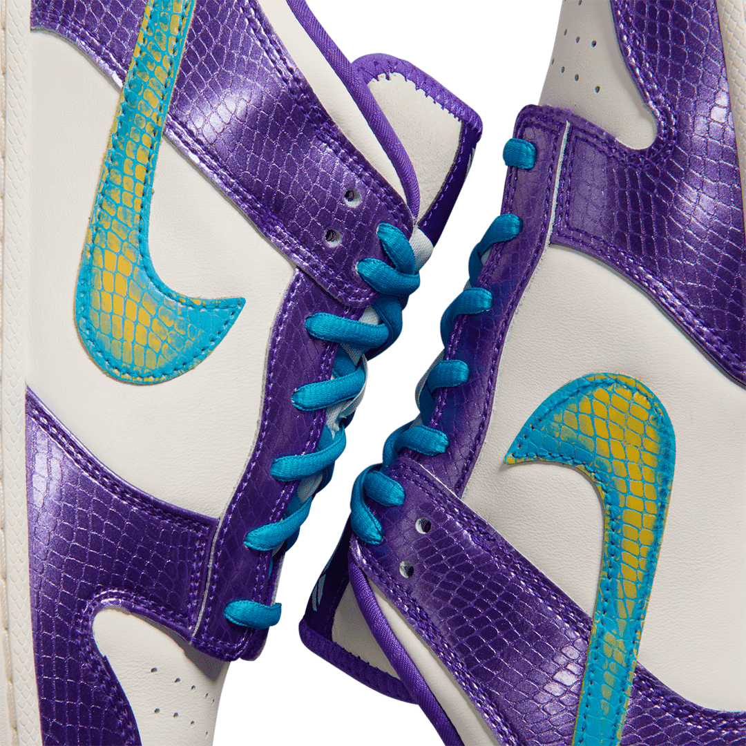 Nike DUNK LOW PROTRO "DRAFT PACK" "CHARLOTTE TO LA" FIERCE PURPLE