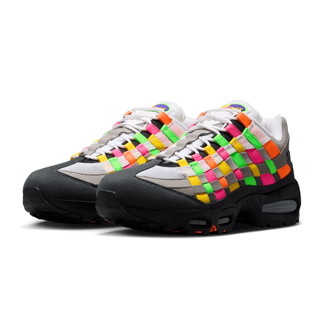 Nike AIR MAX 95 BIG BUBBLE WOVEN WHITE / PURPLE DYNASTY