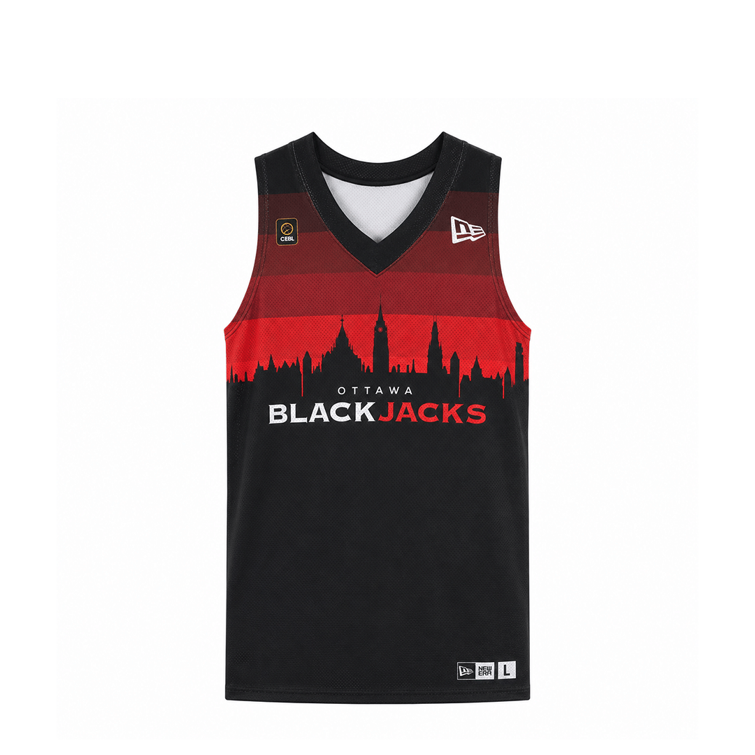 New Era OTTAWA BLACKJACKS REPLICA JERSEY BLACK