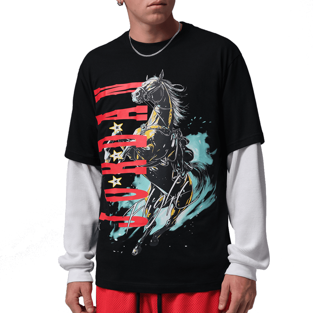 Air Jordan JORDAN FLIGHT COWBOY T-SHIRT BLACK