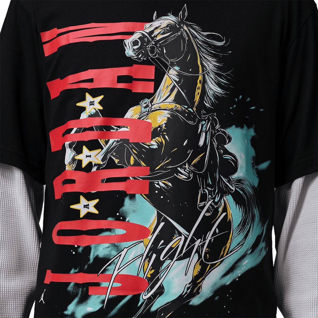 Air Jordan JORDAN FLIGHT COWBOY T-SHIRT BLACK